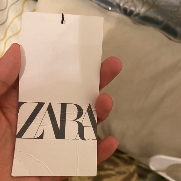 Zara Gold Satin Mini Dress - Picture 5 of 7